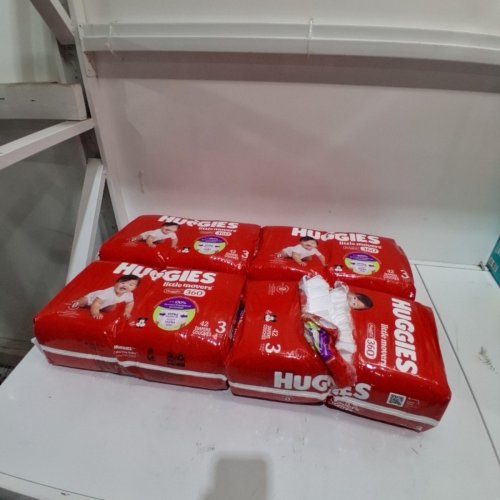 164PK HUGGIES LITTLE MOVERS - SIZE 3 image 2