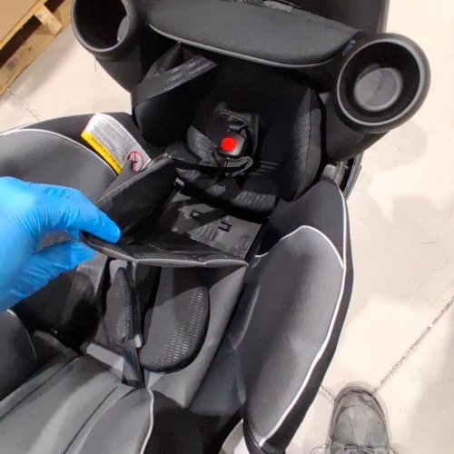 EVENFLO REVOLVING CONVERTIBLE CAR SEAT - 4-120 LBS - BLACK AND GRAY (MODEL: CS360112405C) image 5