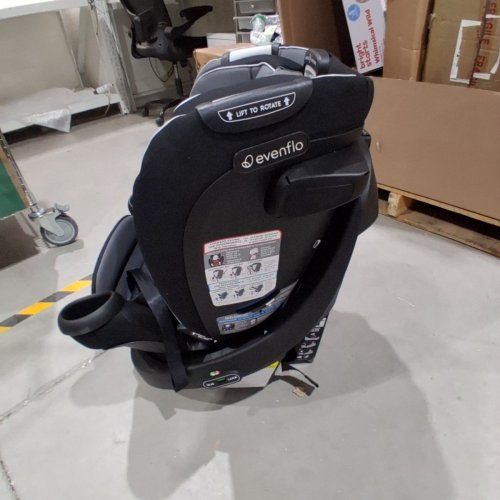EVENFLO REVOLVING CONVERTIBLE CAR SEAT - 4-120 LBS - BLACK AND GRAY (MODEL: CS360112405C) image 9