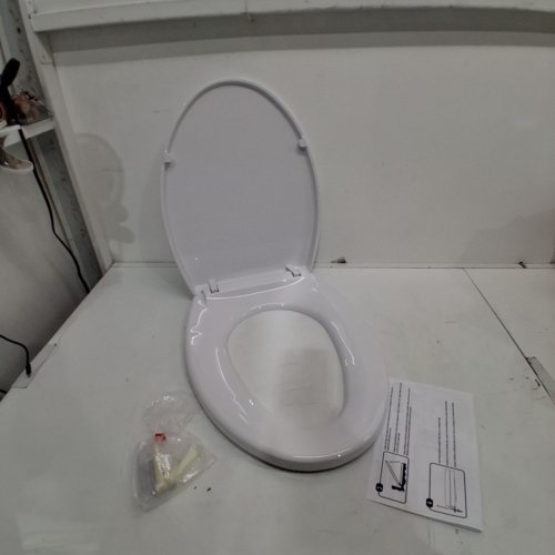 TOTO SOFTCLOSE ELONGATED TOILET SEAT - 18.5"X14"X1.5" - COTTON WHITE (MODEL: SS114#01) image 2
