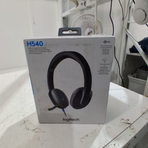 LOGITECH H540 HIGH-PERFORMANCE USB STEREO HEADSET - BLACK (MODEL: 981-000510) image 4