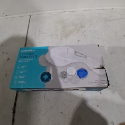 HOMEDICS HOT & COLD VIBRATION BODY MASSAGER WITH ATTACHMENTS - WHITE (MODEL: HHP-256HJ) image 5
