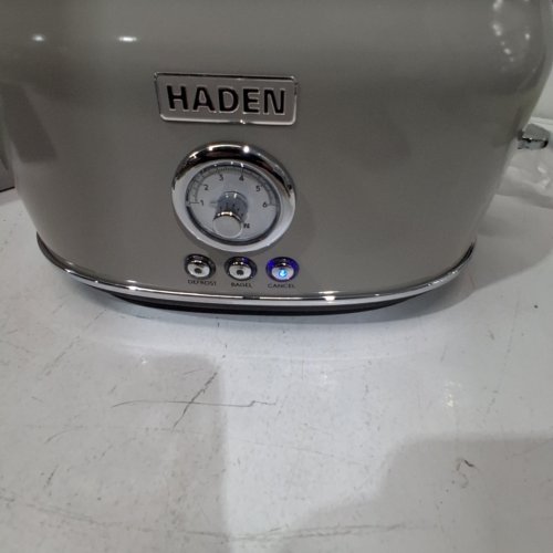 HADEN DORSET STAINLESS STEEL RETRO TOASTER WITH ADJUSTABLE BROWNING CONTROL- 900W- BEIGE (MODEL: HT201001-US) image 2