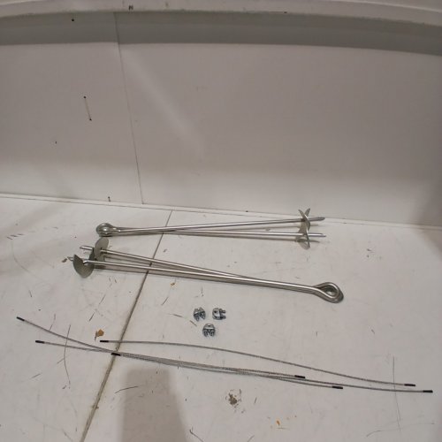SHELTERLOGIC REUSABLE HEAVY DUTY STEEL AUGER FOR SECURING SHELTERS - 30" - SILVER (MODEL: 10075) image 2