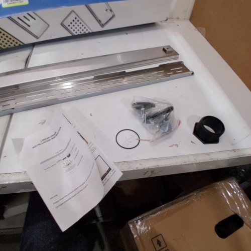 SANITEMODAR LINEAR STAINLESS STEEL SHOWER DRAIN WITH REMOVABLE GRATE - 48" image 3