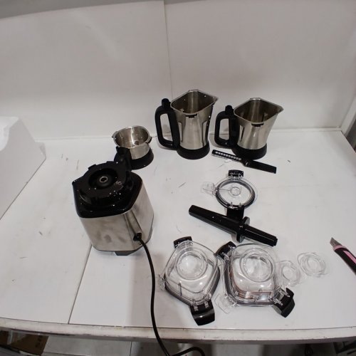 HAMILTON BEACH MULTI-FUNCTION PROFESSIONAL JUICER, MIXER & GRINDER - 2.2HP MOTOR/120V - STAINLESS STEEL/BLACK (MODEL: 58770) image 4