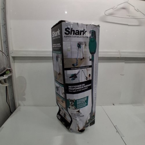SHARK ULTRA LIGHTWEIGHT CORDED STICK VACUUM WITH EASY EMPTY CANISTER - 120V - GREEN/GREY (MODEL: CS110EMC) image 6