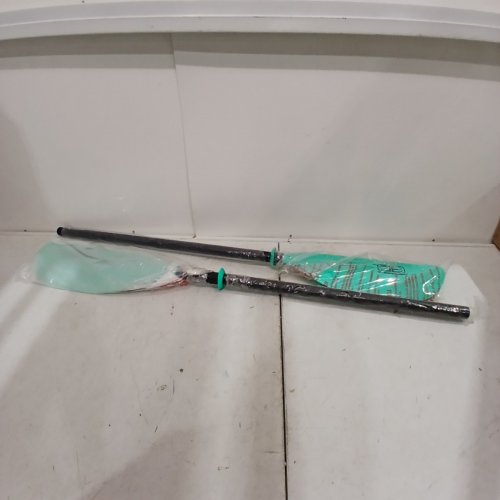 OCEANBOARD LIGHTWEIGHT PLASTIC KAYAKING/ PADDLE BOARDING PADDLE - BLACK / TEAL image 2