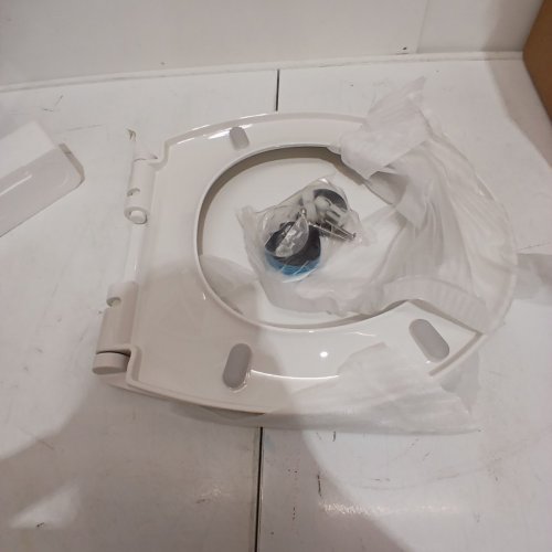 GARVEE ROUND TOILET SEAT WITH SOFT CLOSE - 14.5" X 16" - WHITE - (MODEL: PHO-16EX3QUX) image 2