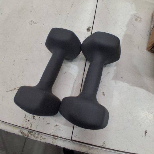 2PK DUMBBELL HAND WEIGHT - 15LBS - GREY image 3