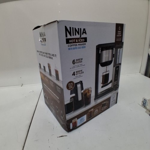 NINJA® HOT & ICED, SINGLE SERVE OR DRIP COFFEE MAKER WITH RAPID COLD BREW 10 CUP CARAFE - BLACK (MODEL: CM360C) image 5