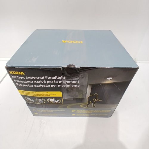 KODA MOTION-ACTIVATED LED SECURITY FLOOD LIGHT - 4800LM - WHITE (MODEL: 1938035/LM030878) image 6