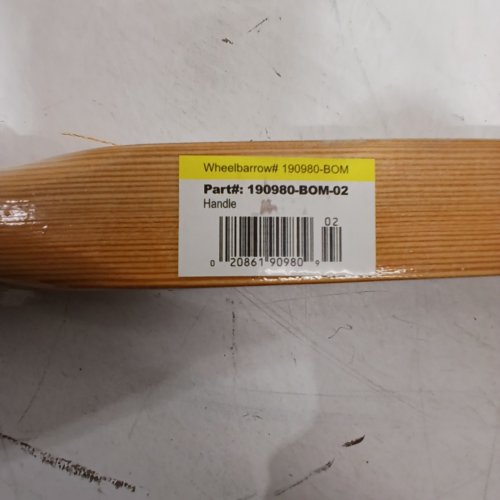 PROYARD CONTRACTOR SERIES WHEELBARROW ARMS - 60" - WOOD (MODEL: 190980- BOM-02) image 2