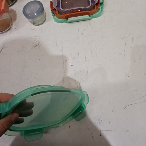 18PC ELLO COLOR LOCK MIXED GLASS MEAL PREP FOOD STORAGE CONTAINERS - ASSORTED COLORS image 2