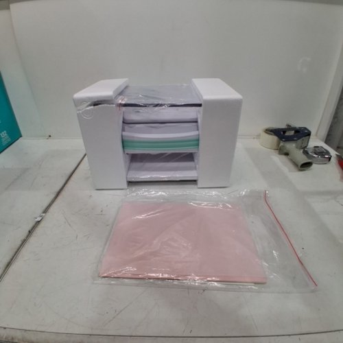 PORTABLE MANUAL DIE CUTTING & EMBOSSING MACHINE - 6" OPENING - WHITE/GREEN (MODEL: 26041-NKIT) image 2