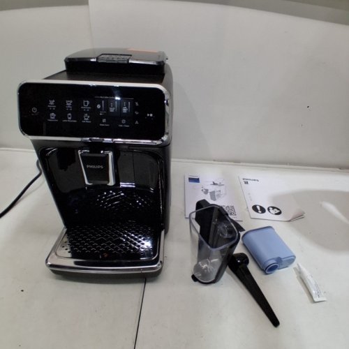PHILIPS 3200 SERIES LATTEGO FULLY AUTOMATIC ESPRESSO MACHINE WITH BUILT-IN GRINDER & MILK FROTHER - BLACK (MODEL: EP3241/54) image 12