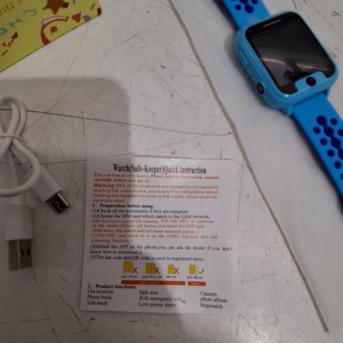 KIDS WATERPROOF SMART WATCH - BLUE image 5