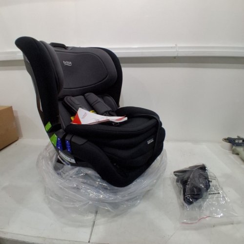 BRITAX POPLAR CLICK TIGHT CONVERTIBLE REAR AND FRONT FACING CAR SEAT - 40LB REAR FACING MAX LOAD / 65LB FRONT FACING MAX LOAD - STONE ONYX / BLACK GREY (MODEL: E1C963M) image 3
