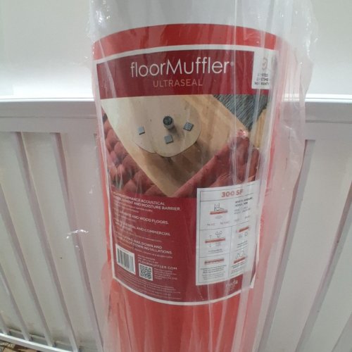 FLOORMUFFLER ULTRASEAL ACOUSTICAL UNDERLAYMENT FOR LAMINATE AND WOOD FLOORS - 4FT X 75FT X 0.08" (300 SQ.FT) (MODEL: 1001902479) image 4