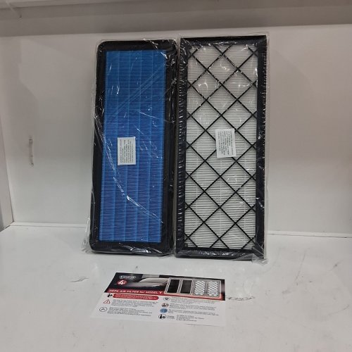 4PC SPURTAR ACTIVATED CARBON HEPA CABIN AIR FILTER REPLACEMENT FOR 2020-2024 TESLA MODEL Y (MODEL: AAF402EX) image 2