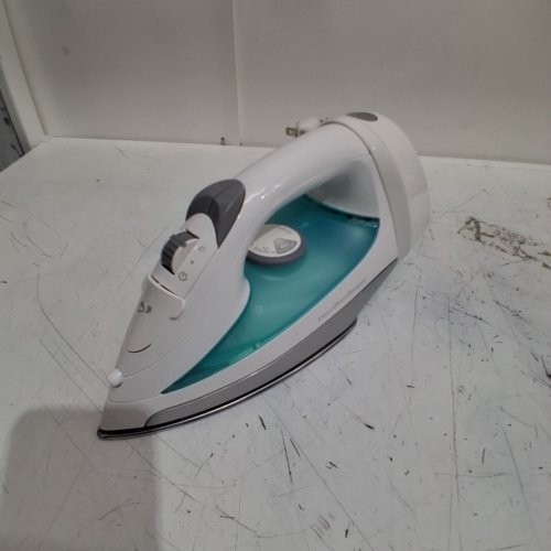 HAMILTON BEACH STEAM IRON STAINELESS STEEL SOLEPLATE - TEAL (MODEL:14212C) image 2