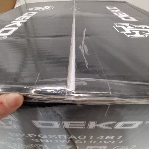 DEKOPRO ELECTRIC SNOW SHOVEL CORDLESS BATTERY POWERED BLOWER - 14" - 40V - 1000W - BLACK/GREY (MODEL: DKPGSRA014B1) image 3
