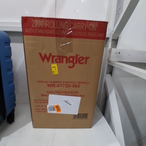 WRANGLER HARDSIDE CARRY-ON SPINNER LUGGAGE - 22" - BLUE HEAVEN (MODEL: WR-87720-460) image 4