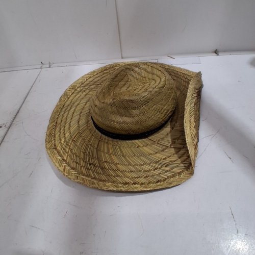 WOVEN STRAW COWBOY HAT - NATURAL TAN image 2