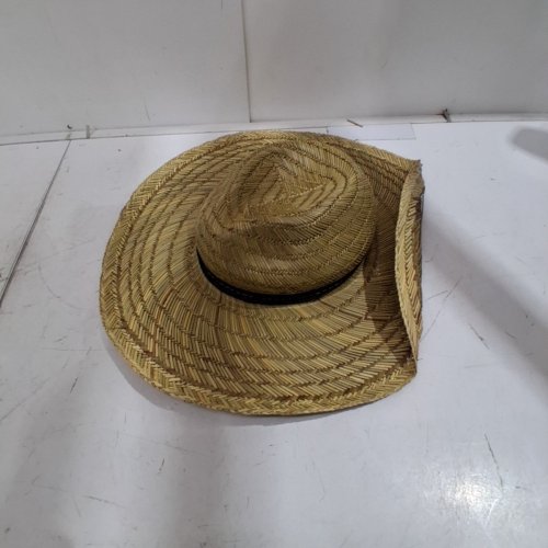 WOVEN STRAW COWBOY HAT - NATURAL TAN image 3