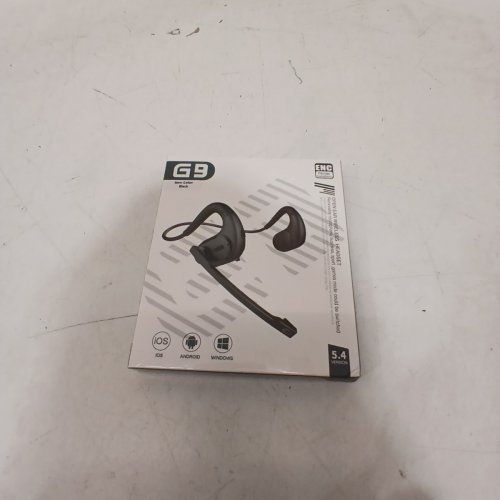 2PC OPEN EAR WIRELESS HEADSET WITH NOISE CANCELLATION & REMOVABLE MICROPHONE - IOS/ANDROID/WINDOWS - BLACK (MODEL: G9) image 4