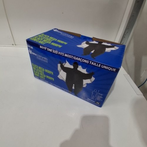 BOYS MORPH COSTUMES MEGA MORPH INFLATABLE COSTUME - ONE SIZE FITS MOST - BLACK image 3