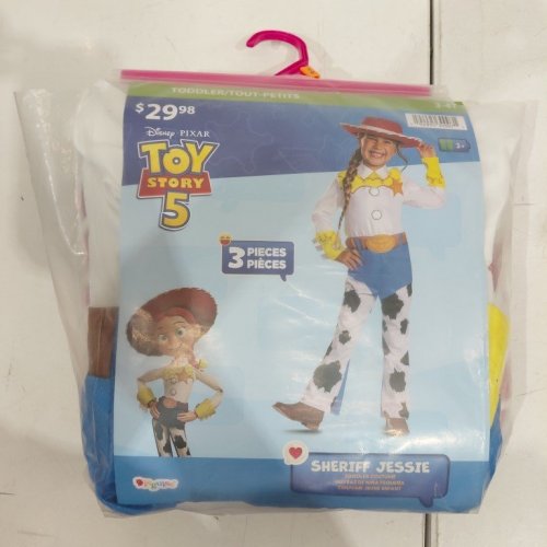 3PC TODDLER DISGUISE TOY STORY 5 SHERIF JESSIE COSTUME - 3-4T - MULTICOLOR (MODEL: 246919) image 3