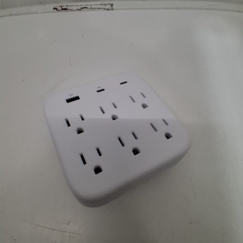DEALWORTHY 6-OUTLET SURGE PROTECTOR WALL TAP - WHITE image 3
