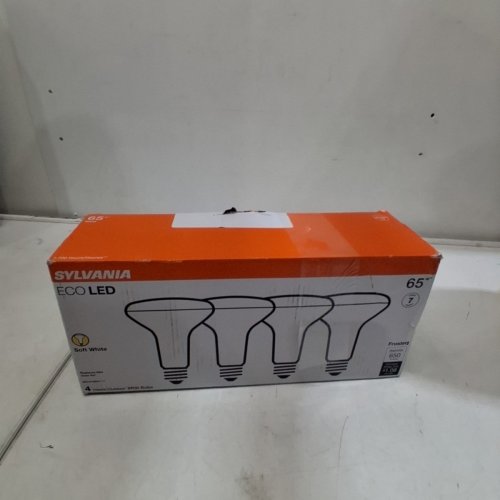 4PK SYLVANIA ECO LED INDOOR/OUTDOOR FLOOD BULS, 65W, 2700K, 650 LUMENS - SOFT WHITE (MODEL:BR30) image 5