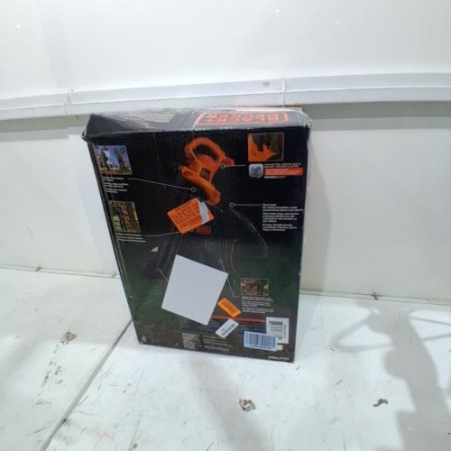 BLACK AND DECKER CORDED BACK PACK LEAF BLOWER, VACUUM & MULCHER, 250MPH, 400CFM - BLACK/ORANGE (MODEL : BEBL7000) image 5