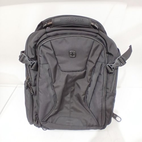SWISS GEAR TRAVEL TECH ELITE LAPTOP BACKPACK WITH USB PORT - 32LBS CAP - BLACK image 7