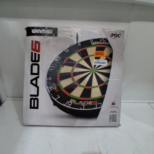 WINMAU BLADE6 PROFESSIONAL BRISTLE DARTBOARD WITH OFFICIAL TOURNAMENT SPECIFICATIONS - MULTICOLOUR image 4