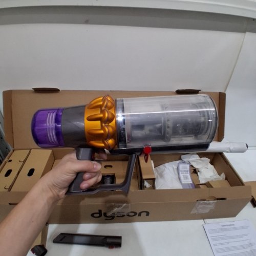 DYSON V15 DETECT PLUS CORDLESS MULTI-PURPOSE VACUUM CLEANER WITH ATTACHMENTS - GREY (MODEL: SV47) image 10