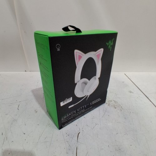 RAZER V3 KRAKEN KITTY WIRED HEADSET - WHITE/PINK (MODEL : RZ04-05350300-R3U1) image 2