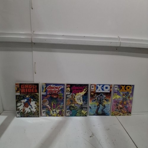 10 ASSTD MARVEL AND VALIANT COMIC BOOKS - X-O MANOWAR #14,15,16, ORIGINAL GHOST RIDER RIDES AGAIN #2,5, GHOST RIDER #16,20,36, GHOST RIDER SPIRITS OF VENGEANCE #9, BLOODSHOT #4 - VARIOUS AUTHORS image 4