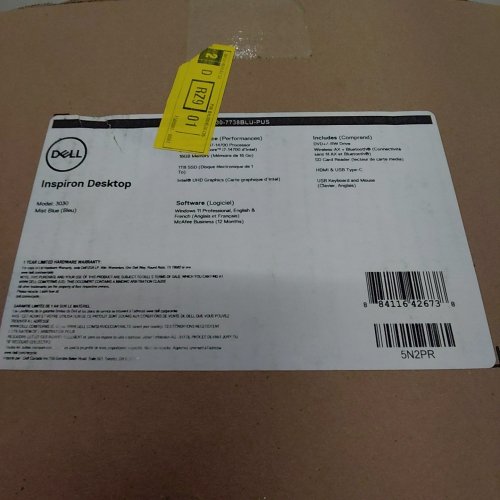 DELL INSPIRON 3030 DESKTOP COMPUTER - INTEL CORE I7-14700 PROCESSOR, 16GB DDR5 RAM, 1TB SSD, WINDOWS 11 PRO - MIST BLUE (MODEL: D32M) image 2