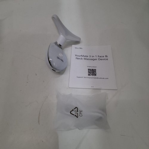 YOURMATE RED LIGHT THERAPY FACE AND NECK MASSAGER - WHITE/SILVER (MODEL: 111226/ES-1081) image 4