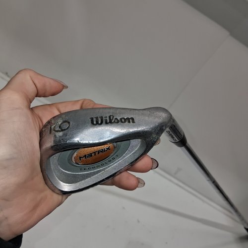 WILSON MATRIX MULTI-METAL OVERSIZE - 9-IRON - 40° TO 44° - RIGHT HANDED- SILVER image 2