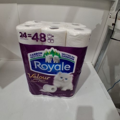 24PK ROYALE VELOUR 2PLY SOFT & STRONG TOILET PAPER image 2