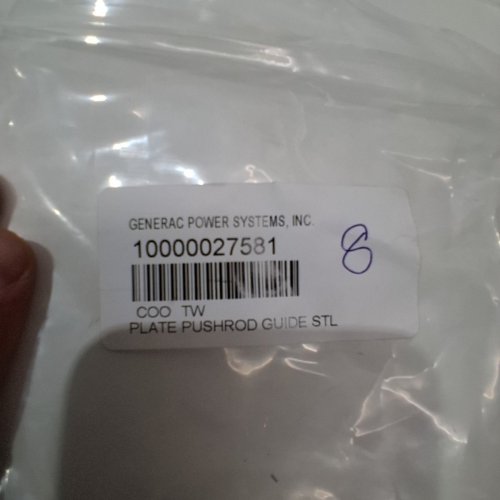 8PK GENERAC PLATE PUSHROD GUIDE (MODEL: 10000027581) image 4