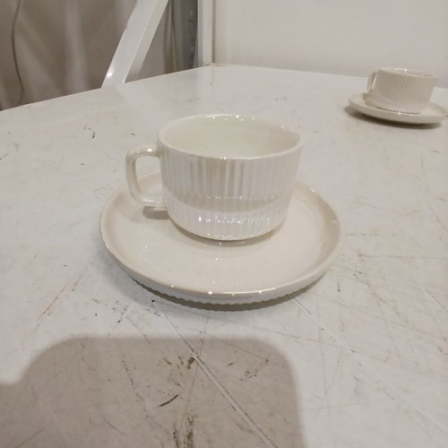 6PK BRAE ESPRESSO CUPS & SAUCERS - 1OOML - WHITE image 3