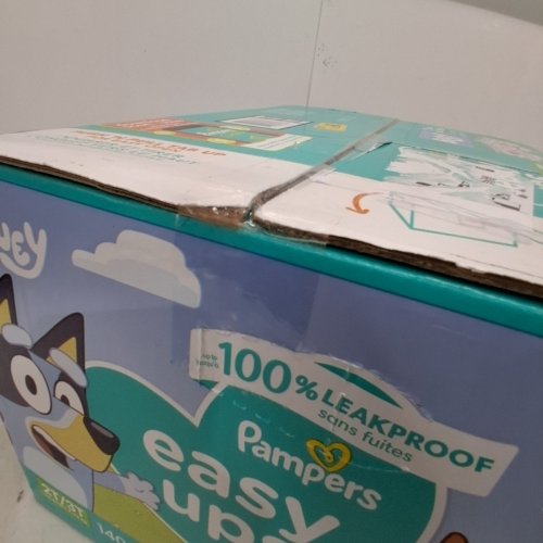 140PK PAMPERS EASY UPS DISPOSABLE TRAINING UNDERWEAR - 2T/3T - BLUEY image 3