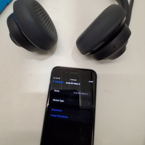 JLAB GO WORK GEN 2 BLUETOOTH WIRELESS ON-EAR HEADSET WITH USB-C RECEIVER AND BOOM MIC - BLACK image 2