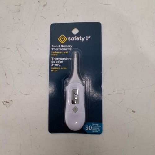 SAFETY 1ST 3-IN-1 NURSERY THERMOMETER - WHITE (MODEL: TH075) image 2