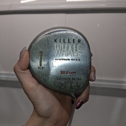WILSON KILLER WHALE OVERSIZE METAL DRIVER RIGHT HANDED - 10.5° - SILVER image 2